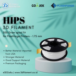 Original Flashforge HIPS Filament 500 Gram Import from USA
